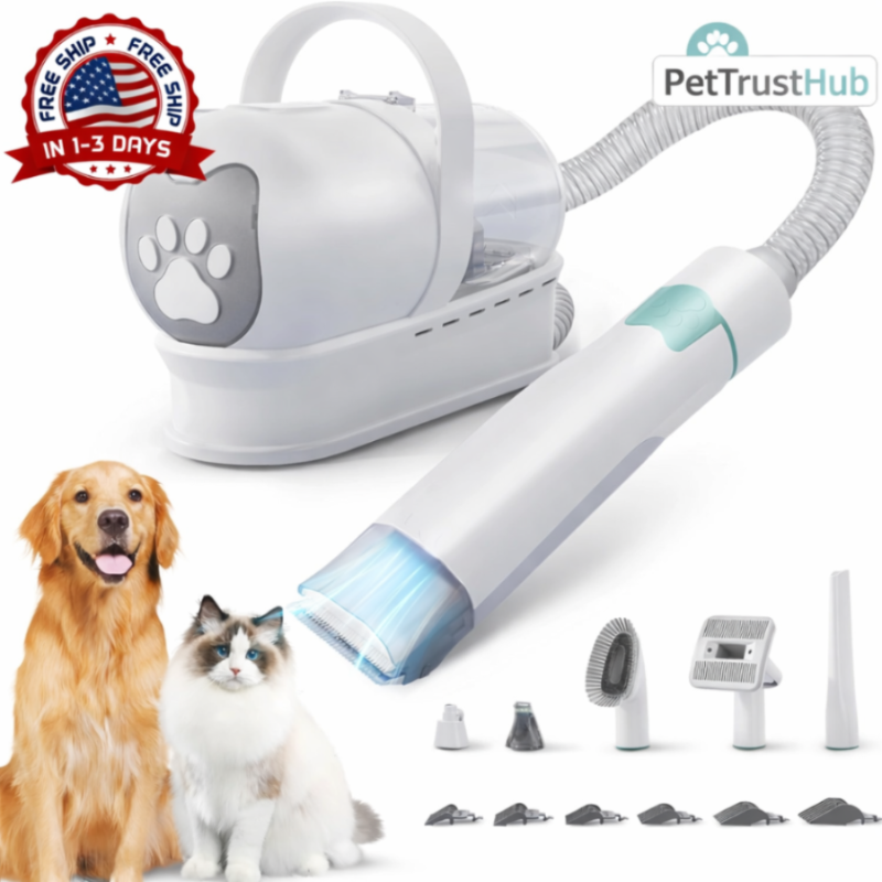 All-in-One Home Pet Grooming & Vacuum System