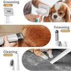 Dog Hair Vacuum with 6 Pet Grooming Tools for Dogs Cats Shedding Grooming